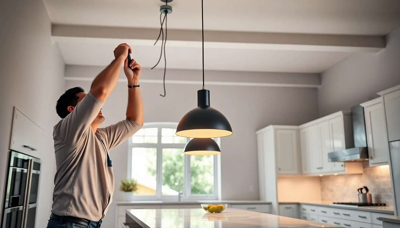Pendant Lighting Installation